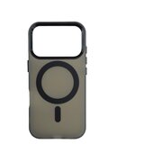  Silikonska futrola Magsafe FLURO COLOR Iphone 17 Pro CRNA Cene