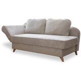 Miuform Bež ležalnik iz rebrastega žameta (levi kot) Chic Charlotte – | Shoptok.si