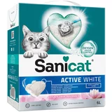 Sanicat Active White Lotus Flower pesek za mačke - 6 l