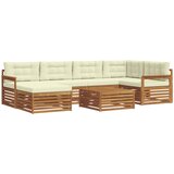  Set vanjskih sofa 7 kom. Prirodna i krem | shoptok.hr