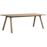 Rowico Proširiv blagovaonski stol od punog hrasta 95x220 cm Clapperton – Cijene