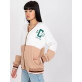 FANCY Sweatshirt-FA-BL-7621.65P-white-beige | Shoptok.si