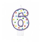 Amscan Svijeća rođendanska br.6 INT176006 | Eponuda.ba