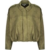 Only Jakne ONLMOON-STINA FAUX SUEDE BOMBER Kaki Cene
