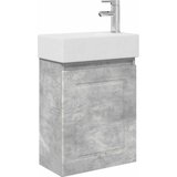 vidaXL Kopalniška omarica s tapo Betonsko siva 45,5 x 22,5 x 84 cm, (5000245469) | Shoptok.si