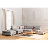 Atelier Del Sofa ugaona garnitura tulip corner left with pouf light grey | ePonuda.com