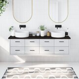 vidaXL Kupaonska radna ploča tamnosmeđa 180x40x(2-4) cm tretirano drvo Cijene