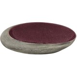 Nadgradni umivaonik ljubičasto-siv ovalni 59x40x14 cm keramički | shoptok.hr