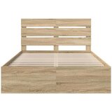  Konstrukcija postelje Sonoma 140 x 190 cm Masivno borovo les, (5000103016) | Shoptok.si