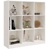 vidaXL knjižna omara za razdelitev prostora bela 104x33,5x110 cm | Shoptok.si