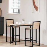  Stol Prirodna 100 x 50 x 77 cm Inženjerska drva i čelik | shoptok.hr