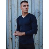 DStreet Sweter męski gładki w serek granatowy | ePonuda.com