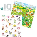 IQ baby mat IQ podloga Azbuka + Vesela farma 150x200x1 cm Cene