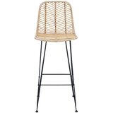 Barski stolac 2 pcs 44 x 52 x 111 cm Ratan i čelik | shoptok.hr