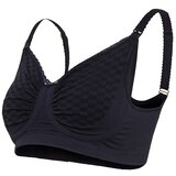 Carriwell Grudnjak za trudnice i dojilje s Carri-Gelom Deluxe - crne kockice, XL | shoptok.hr