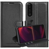 Cadorabo Case, združljiv s Sonyjem v oksidni črni barvi - zaščitni pokrov z magnetnim zapiranjem, stoječo funkcijo in režo za kartico, (20694950) | Shoptok.si