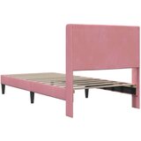  Okvir za krevet s uzglavljem Ružičasta 80 x 200 cm Baršun - Ružičasta 80 x 200 cm | shoptok.hr