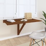 vidaXL Sklopivi zidni stolić Smeđi hrast 100x60x56 cm drveni | shoptok.hr