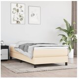  Vzmetnica z žepkasto vzmetjo krem 90x190x20 cm blago | Shoptok.si