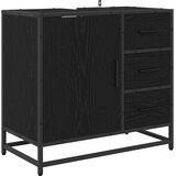  Kupaonski ormar Crni hrast 65 x 33 x 60 cm Konstruirano drvo | shoptok.hr