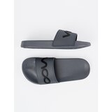Shelvt Grey flip-flops with inscription | shoptok.hr