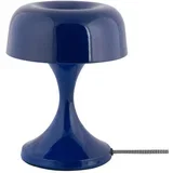 Plava metalna stolna lampa (visina 20 cm) Moda Retro –