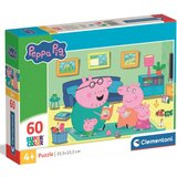 Clementoni Peppa Pig obiteljska zabava 60-dijelni Supercolor puzzle - | shoptok.hr