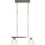 Candellux Lighting Bijela stropna svjetiljka sa staklenim sjenilom 40x11 cm Hybryda - Cijene