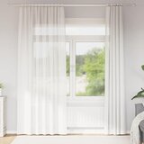 Voile zavjese s džepovima za šipke 2 kom bijele | shoptok.hr