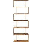 Sobna pregrada / regal za knjige 6 razina 70x24x193 cm drveni | Eponuda.ba