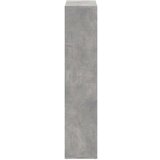 vidaXL Sobna pregrada / regal za knjige sivi 69,5x29x137,5 cm drveni | shoptok.hr