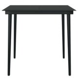 3-dijelni vrtni blagovaonski set s jastucima sivo-crni | shoptok.hr