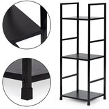 Modern Home LOFT polica za knjige, 3 razine, crna | shoptok.hr