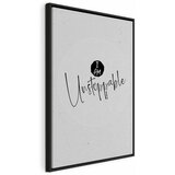  Slika - I Am Unstoppable (1 Part) Vertical 80x120 U crnom drvenom okviru | shoptok.hr
