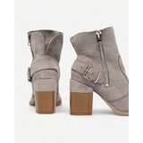Resti Grey eco-suede women's high stiletto boots Acimra | ePonuda.com