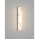 Nova Luce Bela/mat črna LED stenska svetilka v kamnitem dekorju Shado – | Shoptok.si