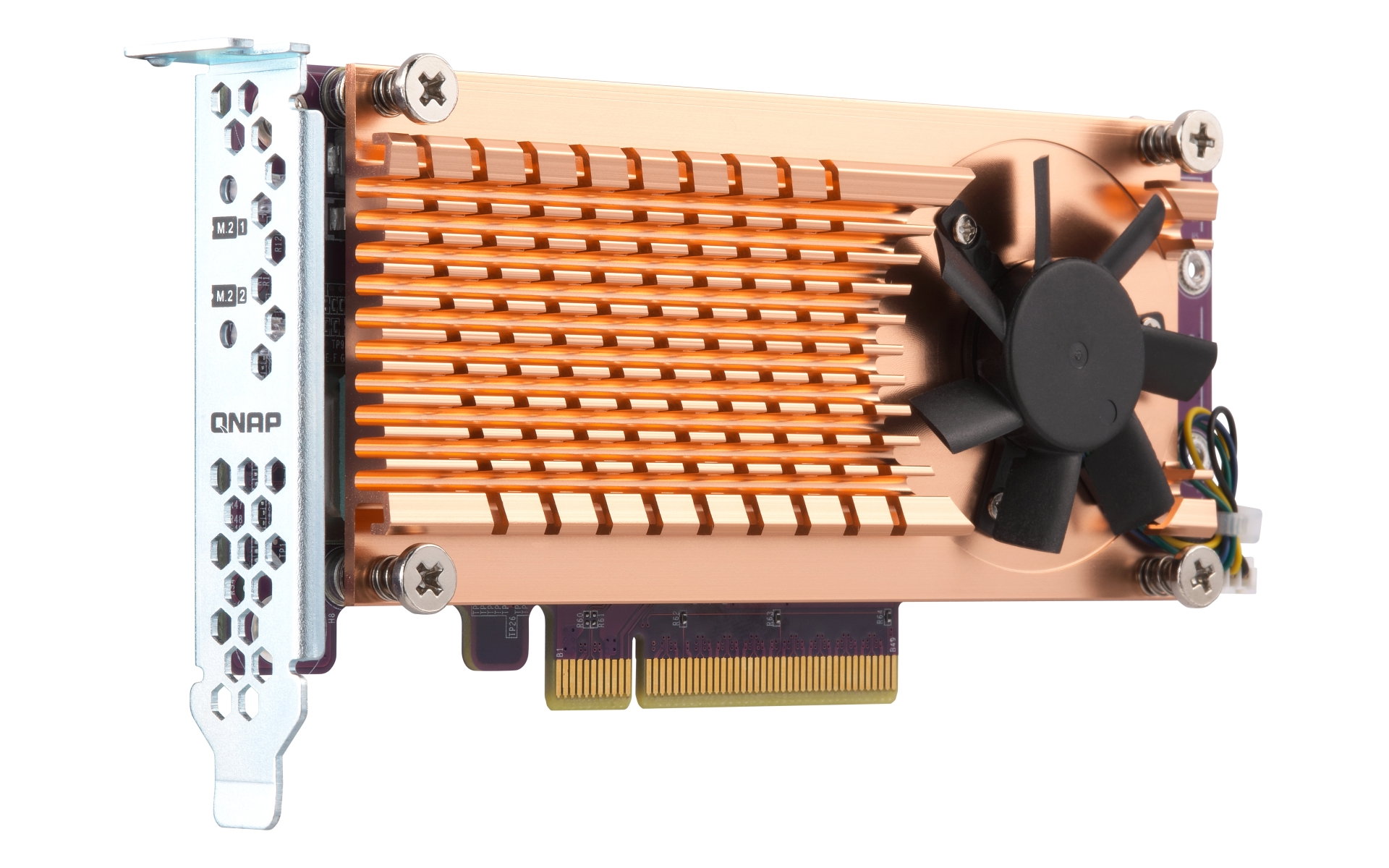 Qnap QM2-2P-384A 2x M.2 NVMe SSD PCIe x8 kartica za proširenje | shoptok.hr