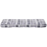  Jastuk za palete sivi karirani 120 x 40 x 12 cm od tkanine | Eponuda.com