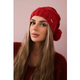 Kesi Cap with fleece Sandra K210 raspberry Cene