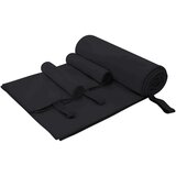 vidaXL Set sportskih ručnika 3 pcs Crna Polyester i Polyamid | shoptok.hr