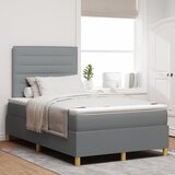 vidaXL Uzglavlje s madracem svijetlosiva 120x200 cm tkanina | shoptok.hr