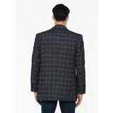 Dewberry PLT8206 MEN'S COAT-PATTERNED NAVY BLUE | shoptok.hr