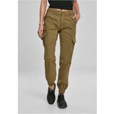 UC Ladies women's high-waisted cargo trousers summer olive cene