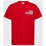 Tommy Hilfiger Majice s kratkimi rokavi - Rdeča