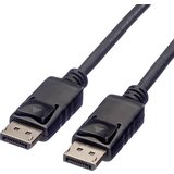 Roline DisplayPort priključni kabel DisplayPort vtič\, DisplayPort vtič 5.00 m črna 11.04.5764 zaščiten DisplayPort kabel, (20421122) | Shoptok.si
