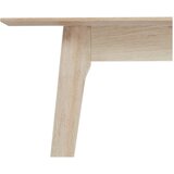 Furnhouse Raztegljiva jedilna miza z mizno ploščo v hrastovem dekorju v naravni barvi 105x220 cm Porto – | Shoptok.si