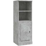 vidaXL Visoka omarica betonsko siva 36x35,5x103,5 cm inženirski les | Shoptok.si