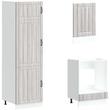  7-dijelni set kuhinjskih ormarića Kalmar konstruiranog drva | shoptok.hr