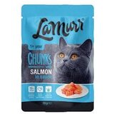 lamur r sos za odrasle mačke, losos, 100g