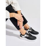 Shelvt Black platform trainers | Shoptok.si